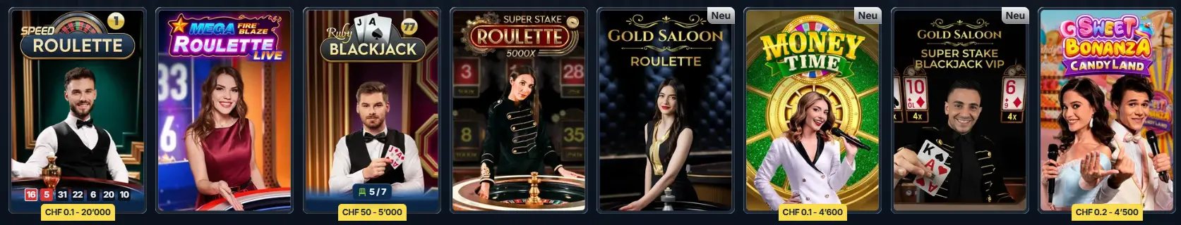 BetRepublic Live Spiele